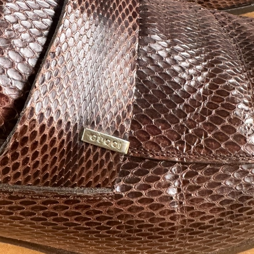 Men’s Gucci lizard loafers size 11D - Picture 3 of 7